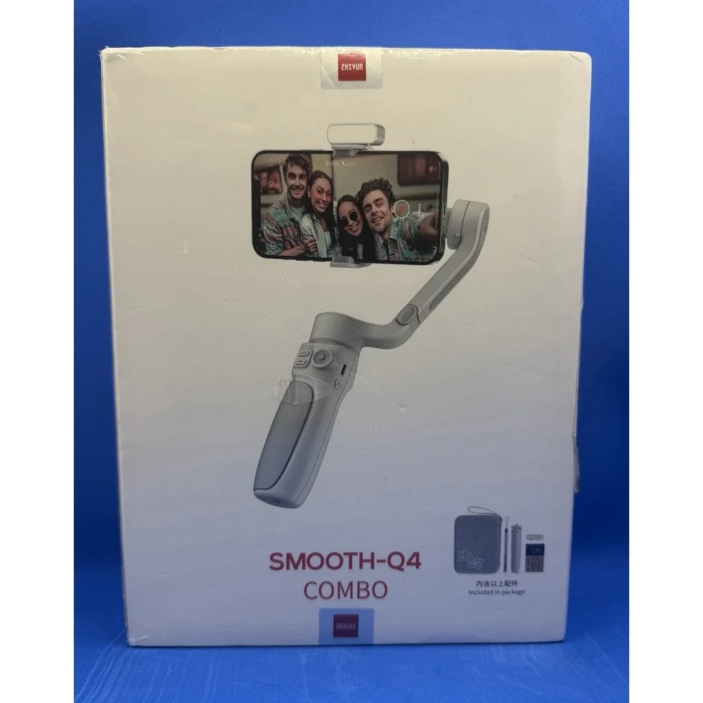 Zhiyun Smooth Q4 Combo Phone Gimbal Portable and Foldable, Gimbal Stabilize